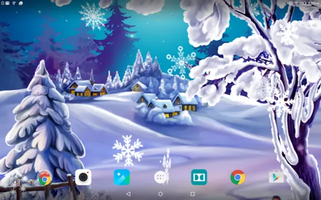 Winter Landscape Wallpaper android App screenshot 0